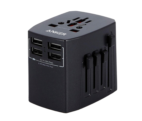Anker power port travel black 4 USB