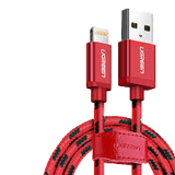 UGREEN Cable Lightning to USB Red power line 1m